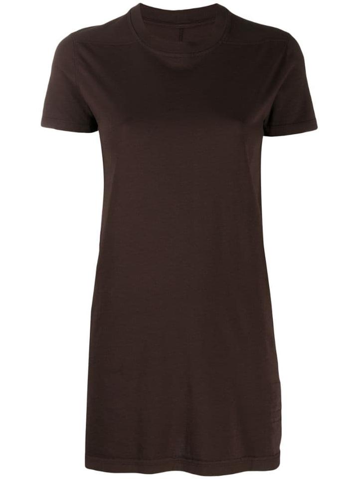Rick Owens Drkshdw Long T-shirt - Brown