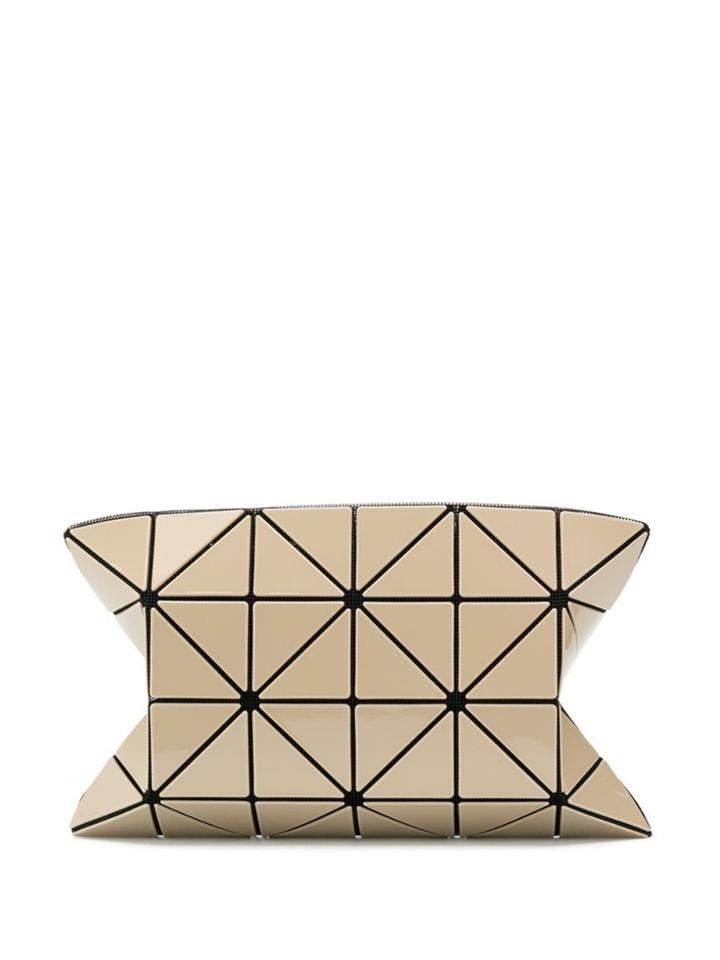 Bao Bao Issey Miyake Two Tone Prism Clutch - Neutrals