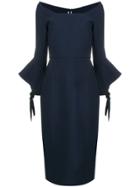 Roland Mouret Fitted Dress - Blue