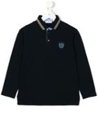Dolce & Gabbana Kids Emblem Polo Shirt, Boy's, Size: 12 Yrs, Blue