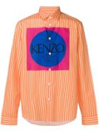 Kenzo Invitation Striped Shirt - Orange