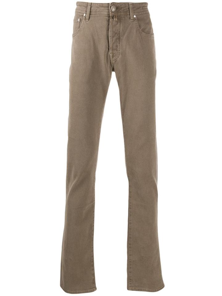 Jacob Cohen Mid-rise Straight Leg Jeans - Neutrals