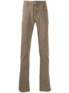 Jacob Cohen Mid-rise Straight Leg Jeans - Neutrals