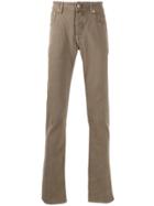 Jacob Cohen Mid-rise Straight Leg Jeans - Neutrals