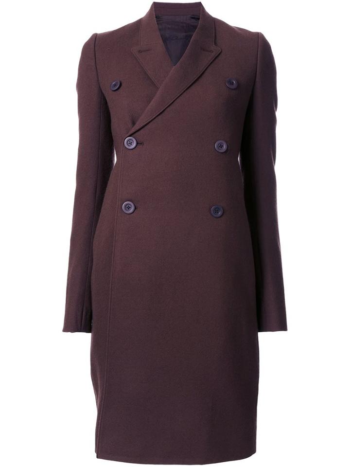 Rick Owens Mid Length Pea Coat