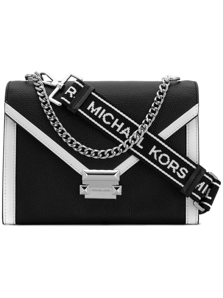 Michael Michael Kors Colour Block Envelope Crossbody Bag - Black