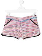 Karl Lagerfeld Kids - Teen Tweed Shorts - Kids - Cotton/polyester/wool/metal (grey) - 16 Yrs