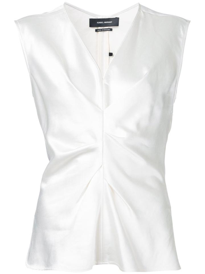 Loose-fit Tank - Women - Cotton/ramie/viscose - 38, White, Cotton/ramie/viscose, Isabel Marant