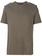 Neil Barrett Epaulette T-shirt - Green
