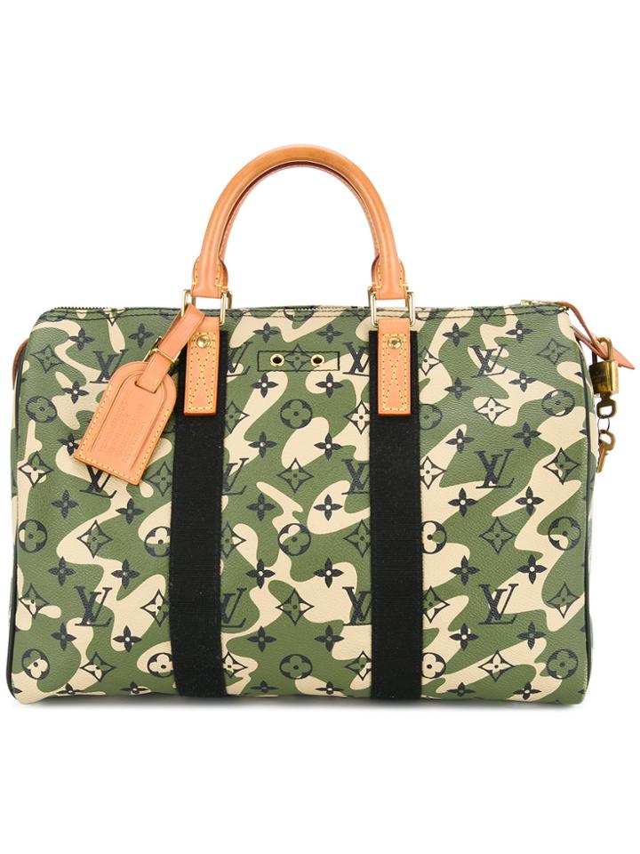 Louis Vuitton Vintage Speedy 35 Monogramouflage Handbag - Brown