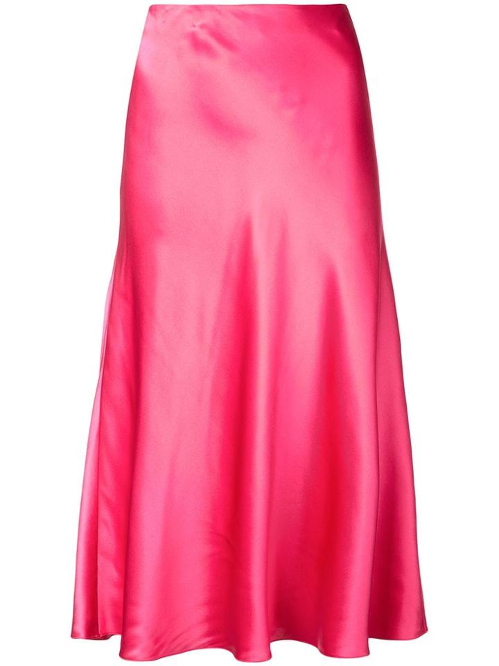Cinq A Sept Marta Sheen Mid Skirt - Pink
