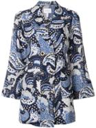 Alice Mccall Paisley Print Jacket - Blue