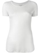 Majestic Filatures Metallic Effect T-shirt, Women's, Size: Iv, White, Viscose/spandex/elastane