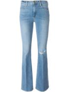 Frame Denim 'le High Flare' Jeans, Women's, Size: 28, Blue, Cotton/lyocell/polyester/spandex/elastane