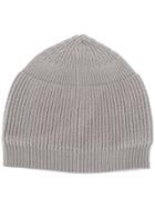 Rick Owens Knitted Beanie Hat - Grey