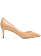 Jimmy Choo Pointed Toe Classic Pumps - Nude & Neutrals