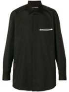 Issey Miyake Tailored Embroidered Pocket Shirt - Black