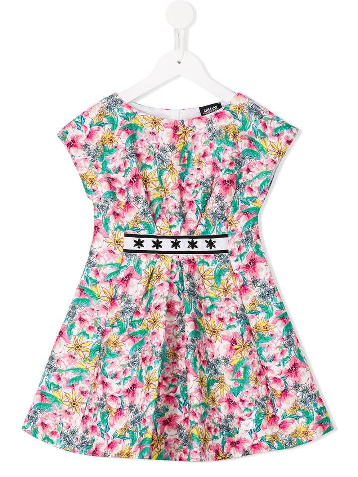 Armani Junior Floral Print Dress, Girl's, Size: 12 Yrs