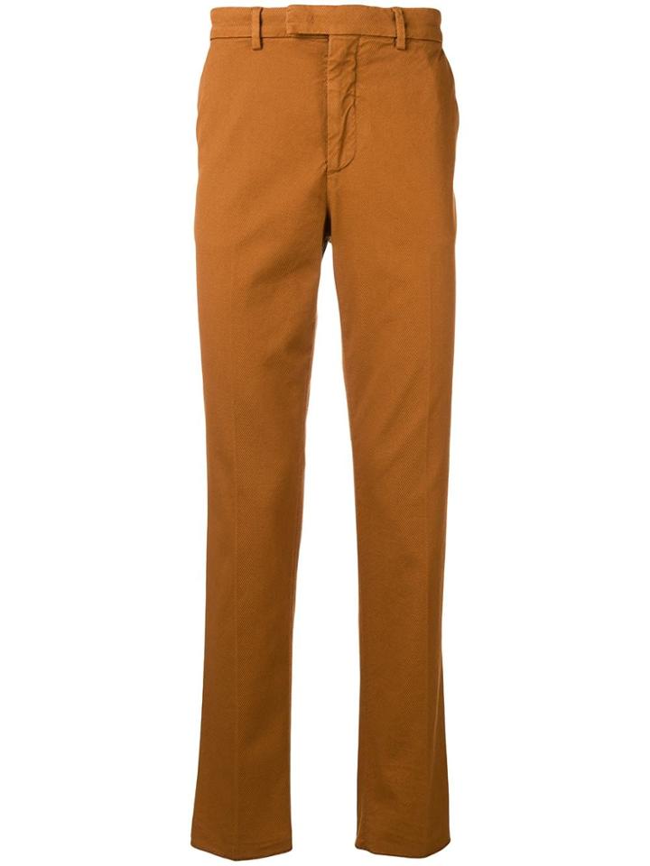 Barena Slim-fit Trousers - Yellow & Orange