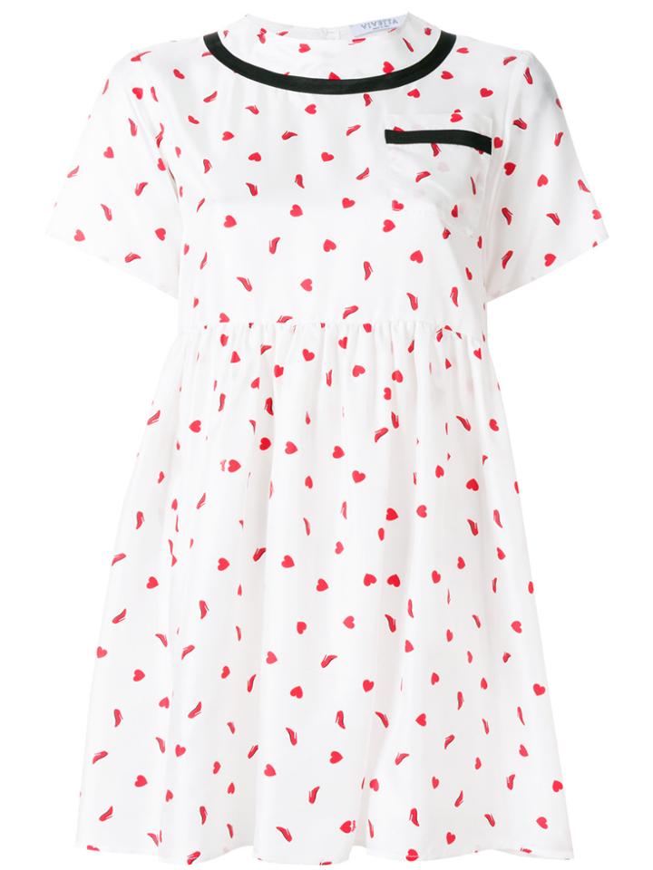 Vivetta Mini Skater Dress - White