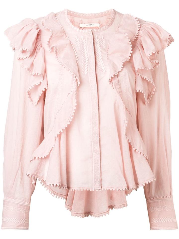 Isabel Marant Étoile Frilled Blouse - Pink