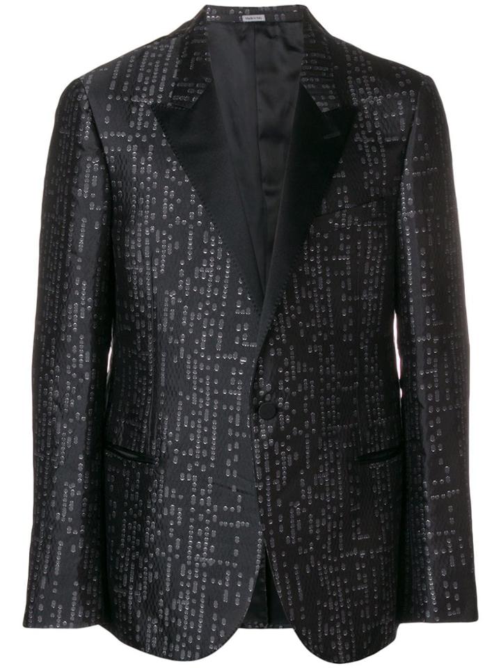 Lanvin Abstract Print Dinner Jacket - Black