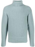 Tom Ford Cashmere Ribbed Sweater - Blue