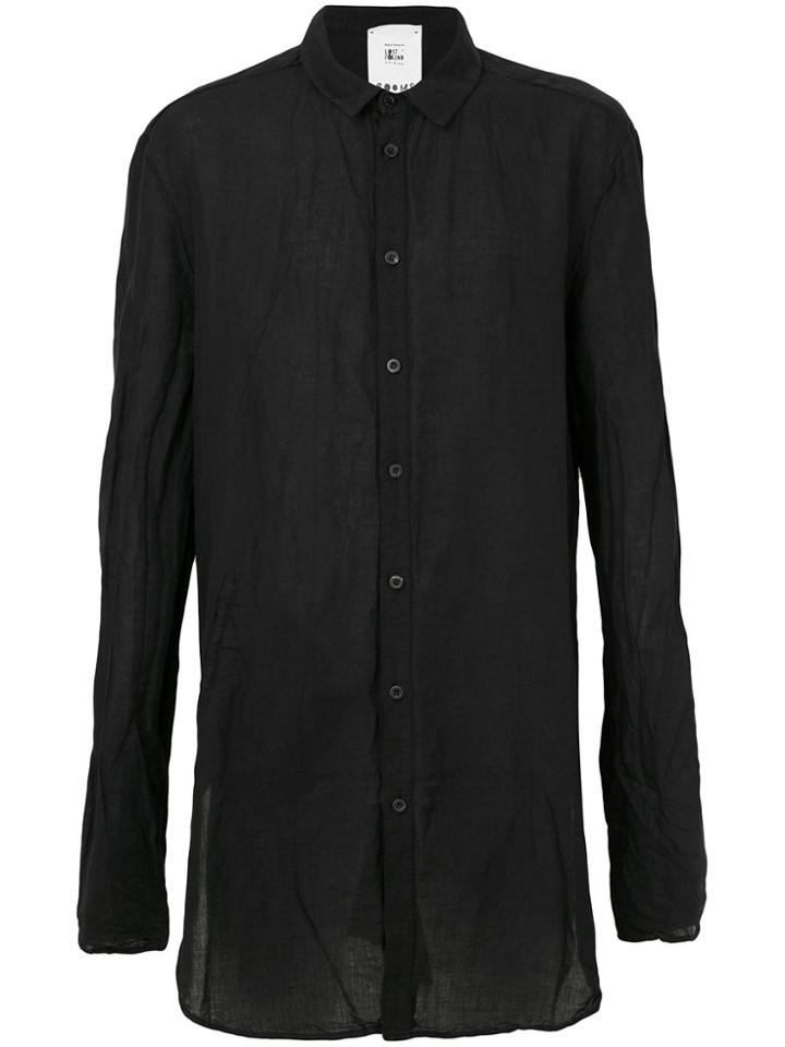 Lost & Found Rooms Pocket Longline Shirt - Black