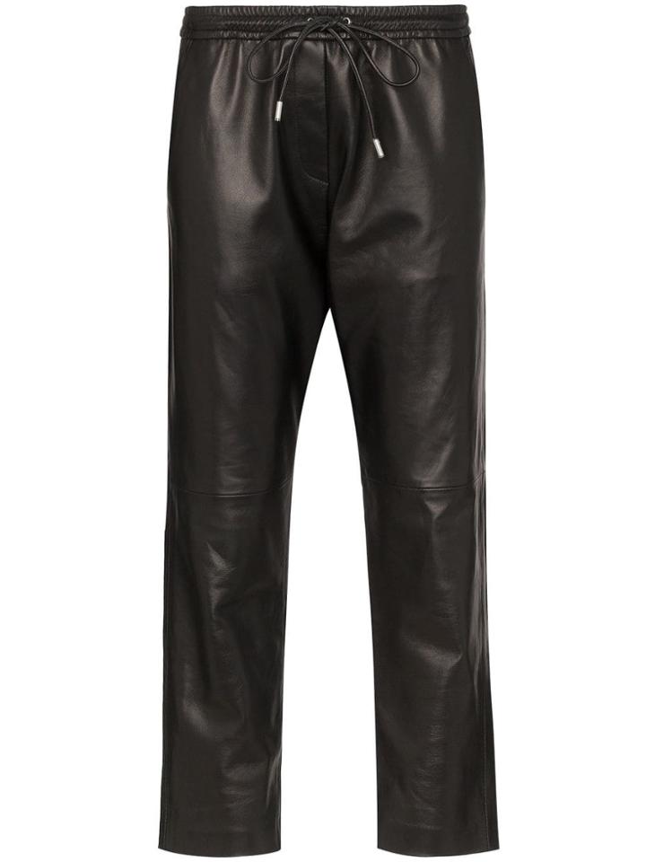 Nili Lotan Monaco Drawstring Trousers - Black
