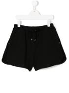 Elisabetta Franchi La Mia Bambina Drawstring Waist Shorts - Black