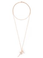 Shaun Leane 'cherry Blossom' Long Pendant Necklace - Metallic