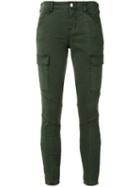 J Brand Cargo Skinny Trousers, Women's, Size: 25, Green, Cotton/spandex/elastane