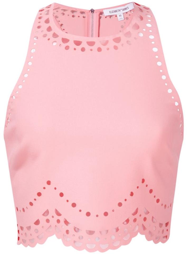 Elizabeth And James Laser Cut Detail Top
