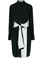 Dolce & Gabbana - Belted Shirt Dress - Women - Silk - 40, Black, Silk