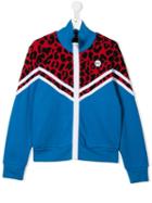 Nº21 Kids Teen Colour-block Jacket - Blue