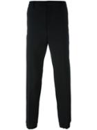 Kenzo Tapered Trousers, Men's, Size: 52, Black, Polyester/wool/spandex/elastane