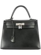 Hermès Vintage Kelly 28 2way Handbag - Black