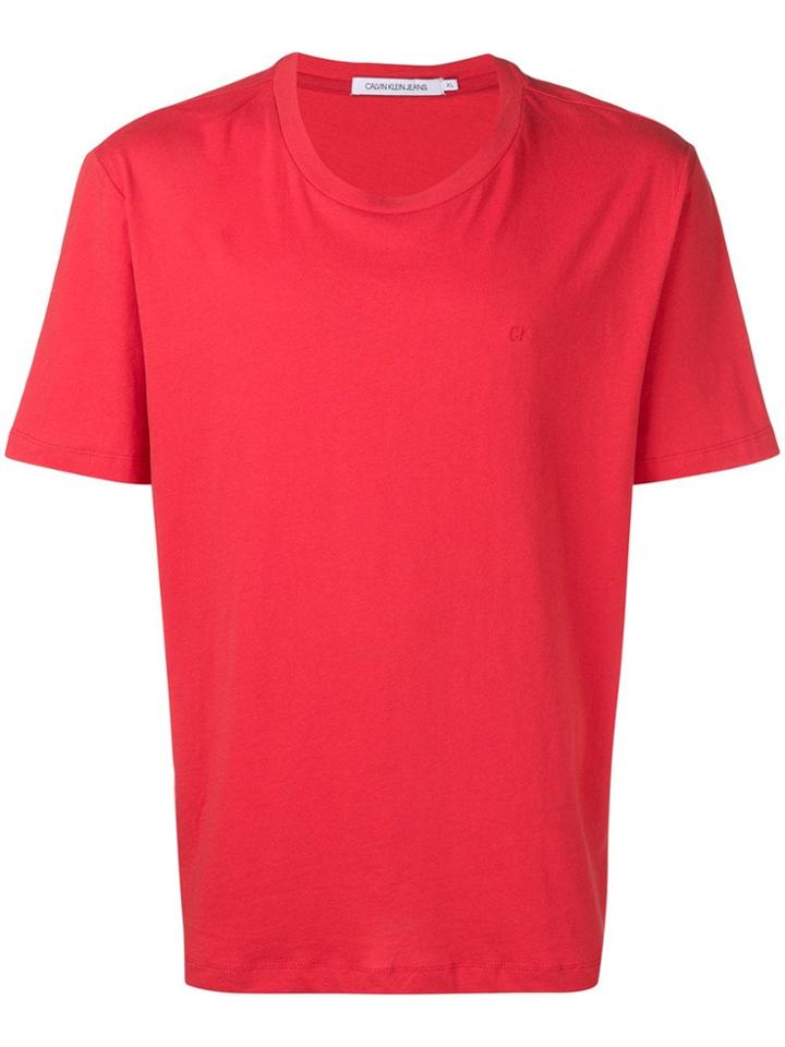 Calvin Klein Jeans Relaxed Fit T-shirt - Red