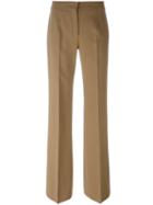 Agnona Classic Trousers, Women's, Size: 50, Nude/neutrals, Spandex/elastane/wool