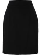 Alaïa Vintage Classic Pencil Skirt - Black