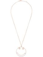 Rosa De La Cruz Diamond Smile Necklace, Women's, Pink/purple
