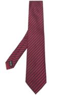 Salvatore Ferragamo Stitch Print Tie - Red
