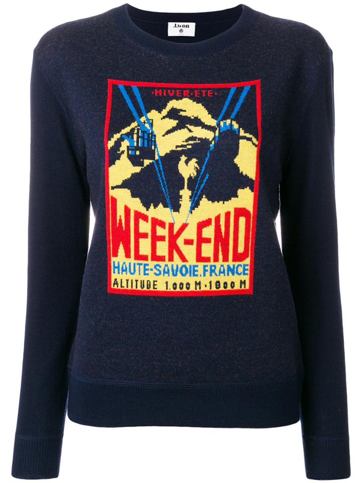 J.won French Alps Sweater - Blue