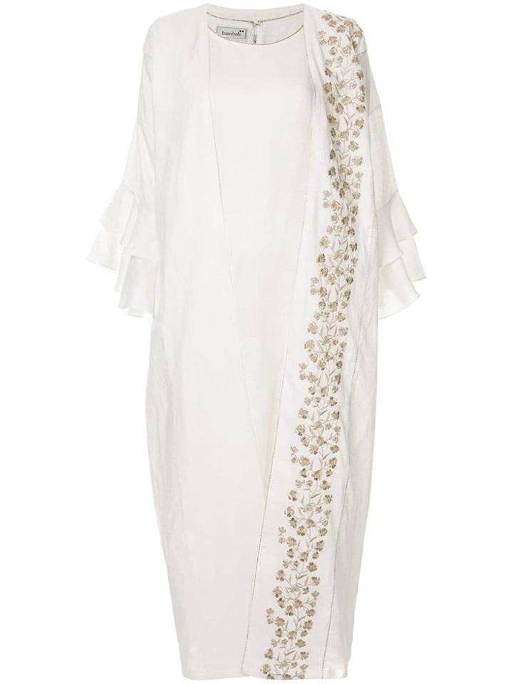 Bambah Isabella Maxi Kaftan Dress - White
