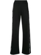 Fendi Logo Detail Track Pants - Black