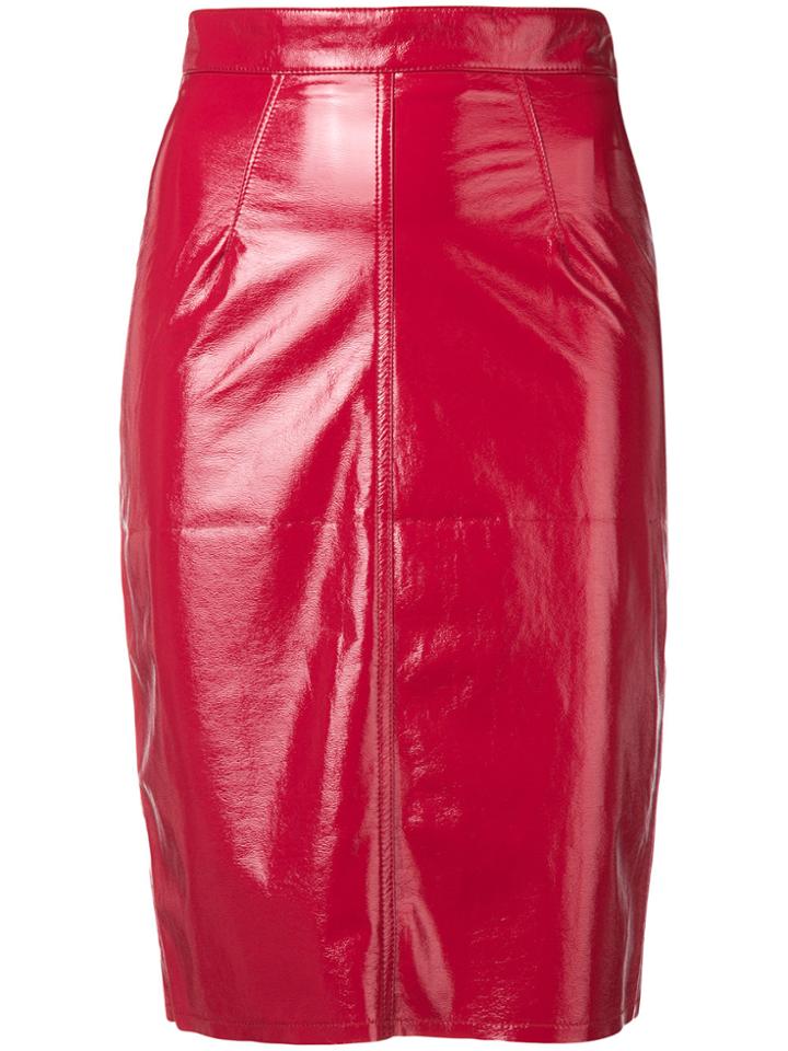 Fiorucci Pencil Skirt - Red