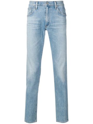 Citizens Of Humanity Stonewashed Slim-fit Jeans - Blue