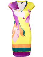 Just Cavalli Fitted Day Dress - Yellow