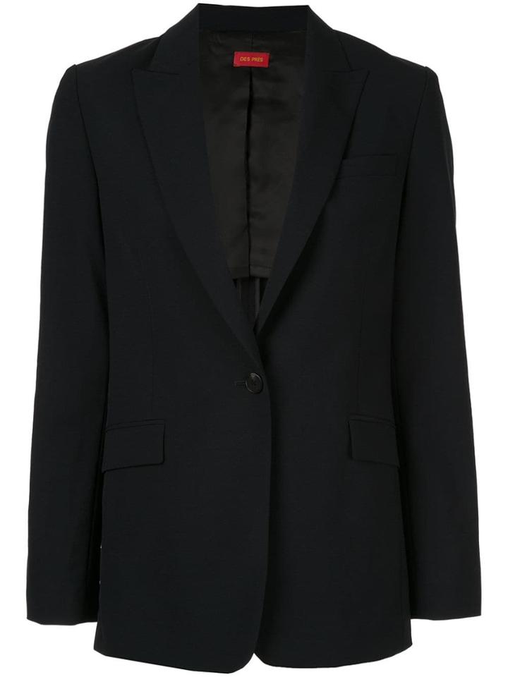 Des Prés Single Breasted Blazer - Black