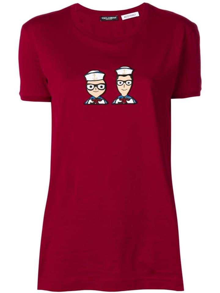 Dolce & Gabbana #dgfamily T-shirt - Red